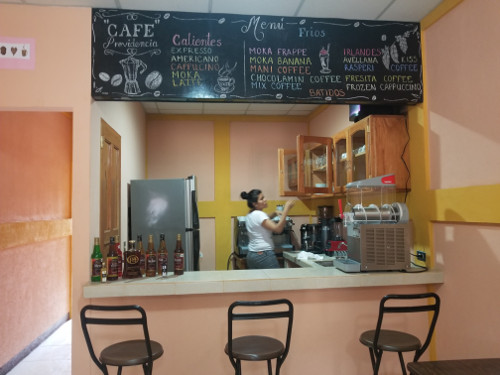 Die neu eingerichtete Caféteria von La Providencia