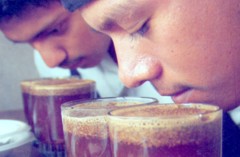 regelmäßige Kaffeetests vom Produzenten bis zum Händler