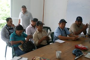 Projektplanung mit dem Vorstand von Tierra Nueva