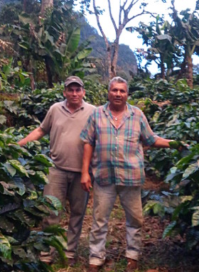 Zwei Produzenten der Kooperative La Providencia
